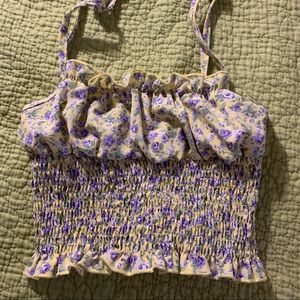 floral crop top